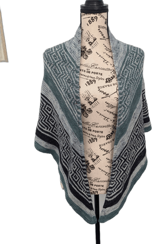 Greek Key Shawl