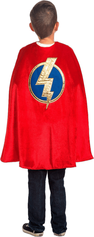 Little Adventures Toddler Boys Lightning Bolt Hero Cape