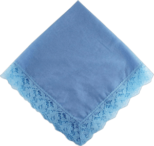 Lap scarf lap scarves with lace trims lap handkerchief Lap covers lap skirts for women in church Blue