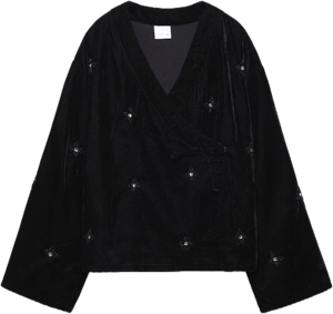 Zara Kids Velvet Kimono with Beading