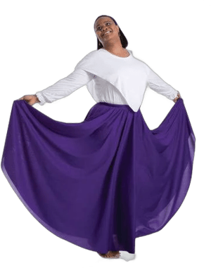 Body Wrappers Praise Dance Skirt WOMENS