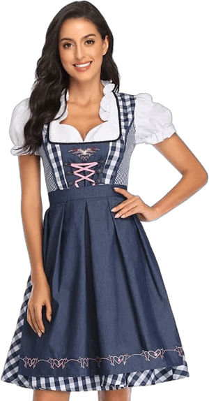 Women's Traditional German Munich Cloth Dress Apron