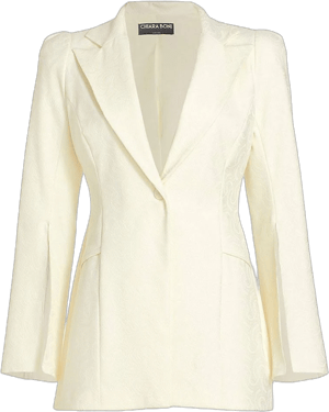 Chiara Boni La Petite Robe Women's Ottilia Monogrammed-lace Blazer