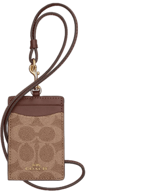 Coach Women's ID Lanyard in Signaure Canvas