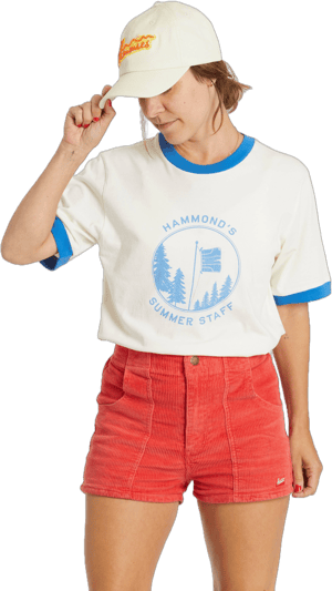 Hammies Summer Camp Ringer Tee