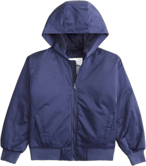 Abercrombie Kids Boys Hooded Bomber Jacket