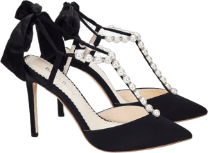 Bella Belle Women's Lisbeth Pearl T-Strap Heels