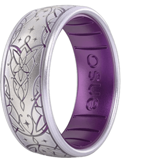 Enso Rings The Lord of The Rings Arwen's Evenstar Silicone Ring