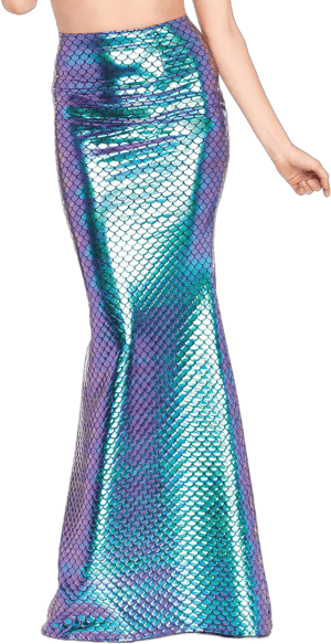 Women's Leg Avenue Iridescent Scale Mermaid Skirt