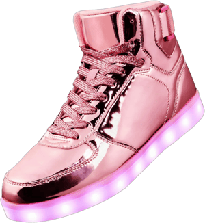 Light Up USB Rechargeable High Top LED Sneakers