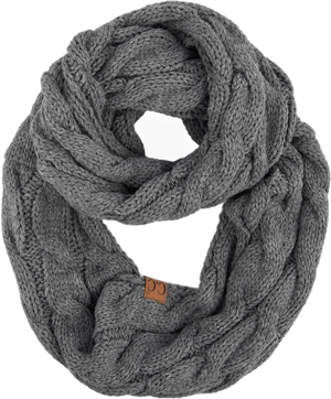 C.C CC Unisex Chunky Knit Cowl Loop Scarf