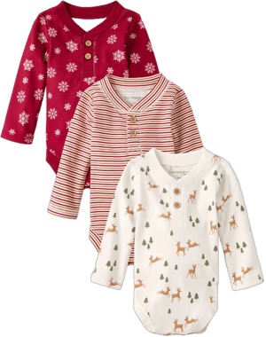 Gymboree 3-Pack Cotton Bodysuits