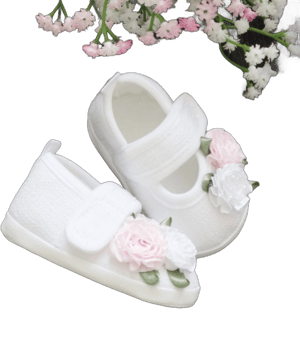 Baby Satin Bow Shoes