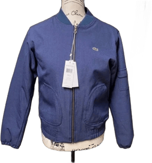 Lacoste Sport Bomber Jacket - New Women | Color: Blue | Size: S