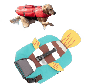 Dog Life Jacket, Reflective Strip Adjustable Dog Life Vest Pet Safety Vest for Swimming Boating, Pet Safety Life Preserver for Small, Medium and Large Dogs (L)