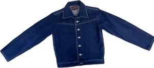 Vintage Country Denim Jacket with Poco Horse Embroidery