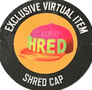 Roblox Celebrity Series Shred Cap Virtual Item Avatar Accessory Code