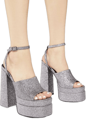 Disco Feelings Platform Heels