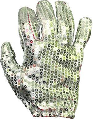 Haunted Props Glove Sequin