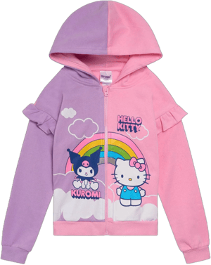 Hello Kitty Kuromi Fleece Hoodie