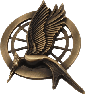 The Hunger Games Catching Fire Movie Prop Replica Mockingjay Pin