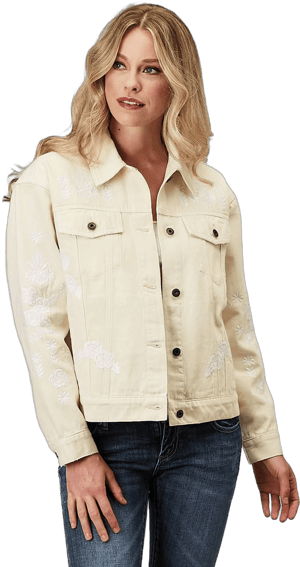 Stetson Women's Western Jacket Denim Button