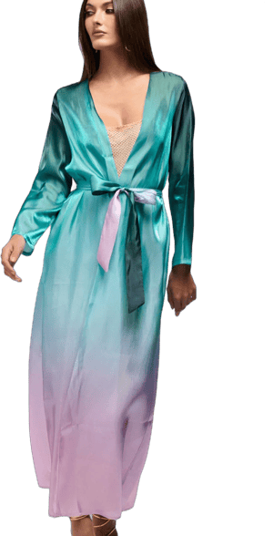 Akira Mermaid Tales Ombre Duster Jacket