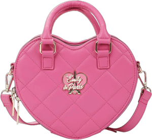 Emily in Paris Heart-Shaped Crossbody Handbag