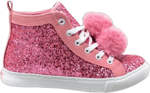 Jojo Siwa Big Girls Glitter Hi Top Sneakers