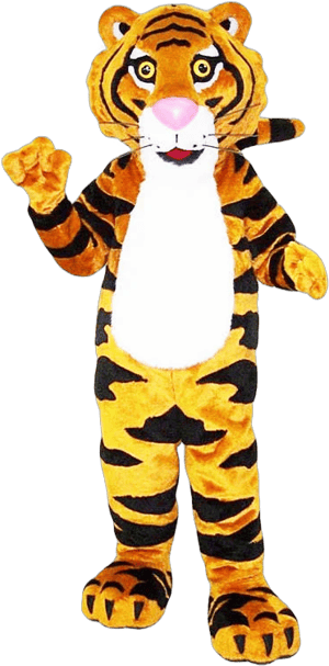 Realistic Wild Tiger Mascot Costume