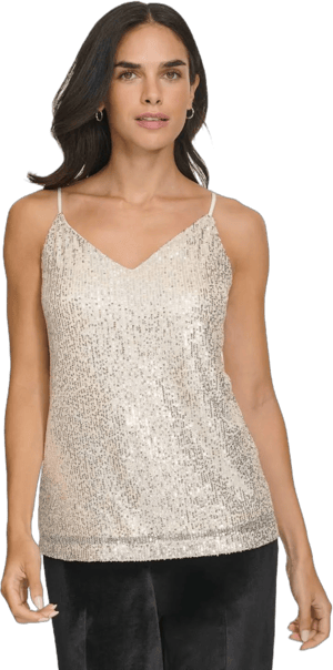 Calvin Klein Women's Sequined Cami Shell