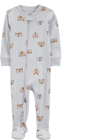 Carter's Toddler Boys Snug Fit Cotton Footed Pajamas