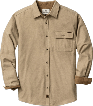 Legendary Whitetails Men's Buck Camp Corduroy Flannel Shirt