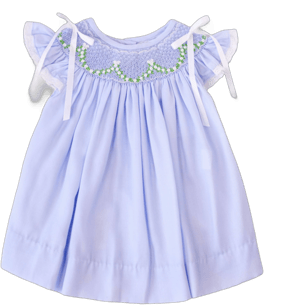 Roses & Bows Smocked Dress