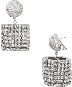 LELE SADOUGHI Crystal Pavé Chandelier Earrings