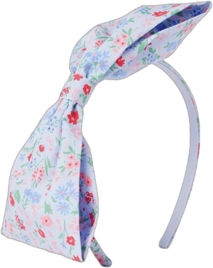 JNJ Floral Bow Headband