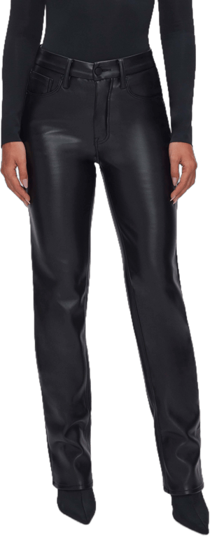 Women's Good American Better Than Leather Faux Leather Good Icon Pants