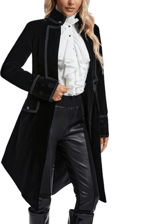 Victorian Gothic Vintage Tailcoat Pirate Jacket