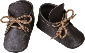 Chocolate/Brown Oxford Toddler Shoes, Leather Lace Up Boots, Soft Sole Baby Shoes/Moccasins, Newborn/Infant Shoes, Unisex Gift, Evtodi