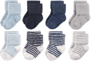 Hudson Baby 8-Pack Cotton Rich Chenille Socks