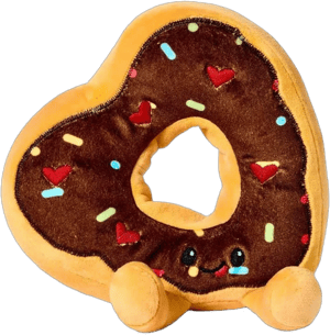 Gigglescape Heart Shaped Donut Plush