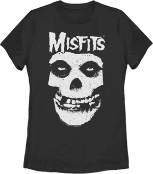 Women's Misfits Classic Fiend Skull Logo Graphic Tee