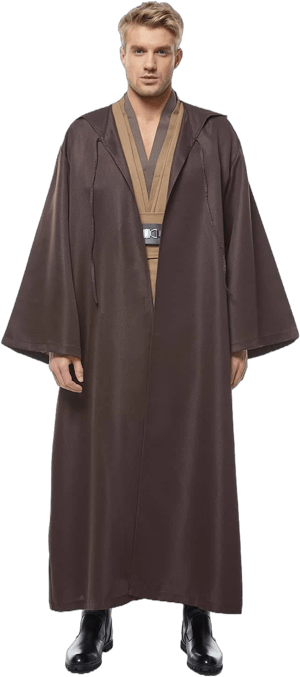 Star Wars Jedi Costume Tunic Hooded Robe Outfit