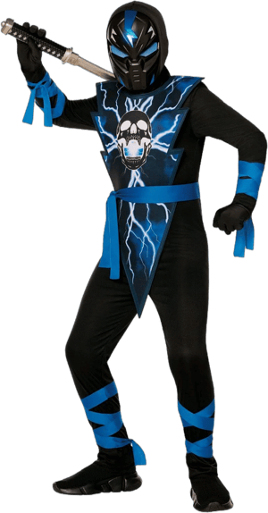 Spirit Halloween Kid's Electrified Ninja Costume