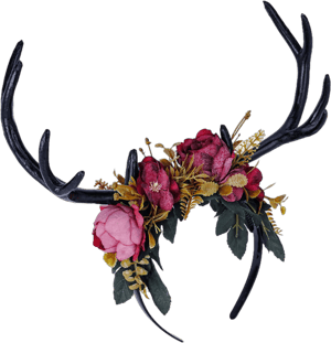 MOSTORY Medieval Woodland Floral Headband