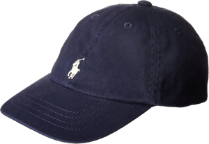 POLO RALPH LAUREN Baby Boy's Cotton Chino Baseball Cap (Infant) Newport Navy One Size