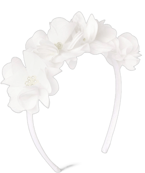 Gymboree Girls Floral Pearl Headband