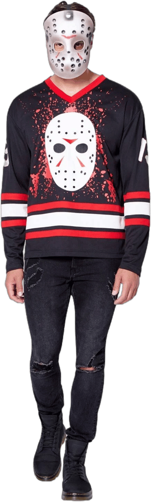 Spirit Halloween Jason Voorhees Hockey Jersey