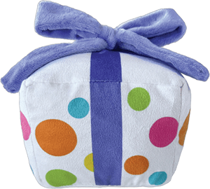 fouFIT Birthday Present Unisex Plush Toy with Hidden Squeaker