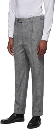 Gutteridge Prince of Wales Wool Trousers